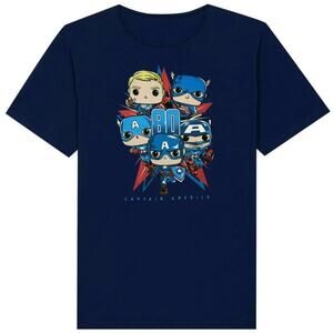 Funko POP! Tee: Captain America 80th Anniversary Collector Corps NEW XS